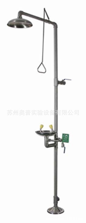 APF41防冻复合式洗眼器，惠州手动排空防冻型紧急冲淋洗眼器