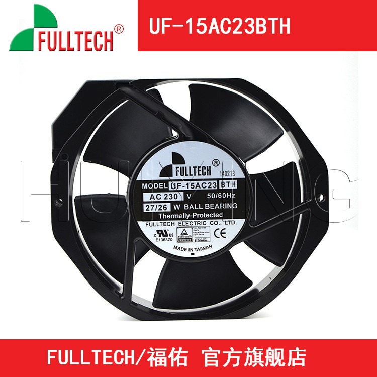 FULLTECH福佑UF1C23BWH/BTH工业风扇17238交流220V电容式风机