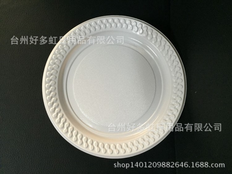 厂家直销食品级PS塑料一次性餐盘 定做盘子 环保品质好PW-001-07