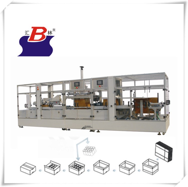 供应纸箱自动成型+装箱+封箱生产线