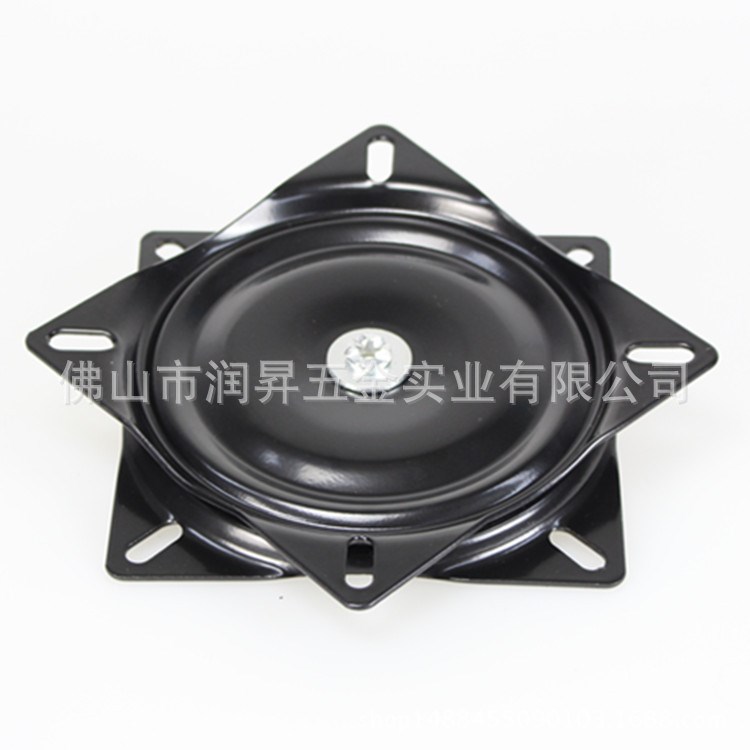 6寸360度自由旋转转盘  多功能家具五金连接件 满/全珠铁转盘A01
