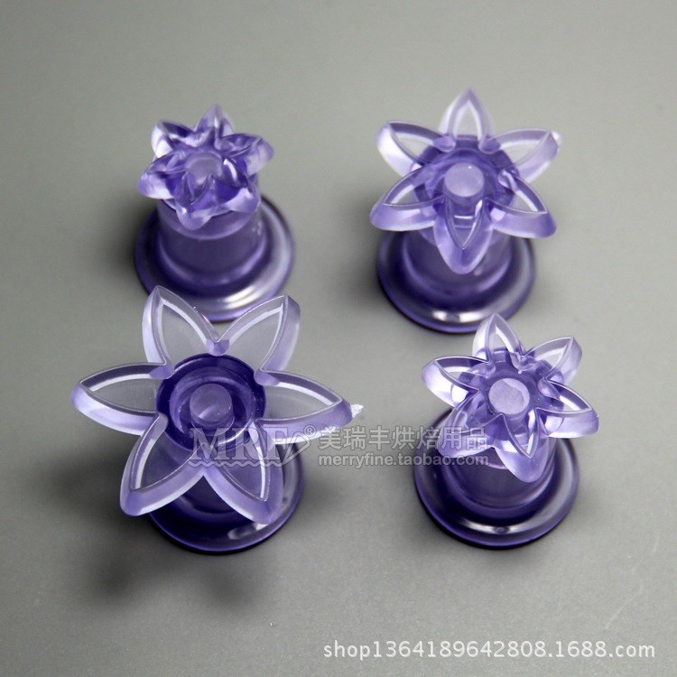 六片花瓣雏菊饼模6petals tiny daisy mould set#0761