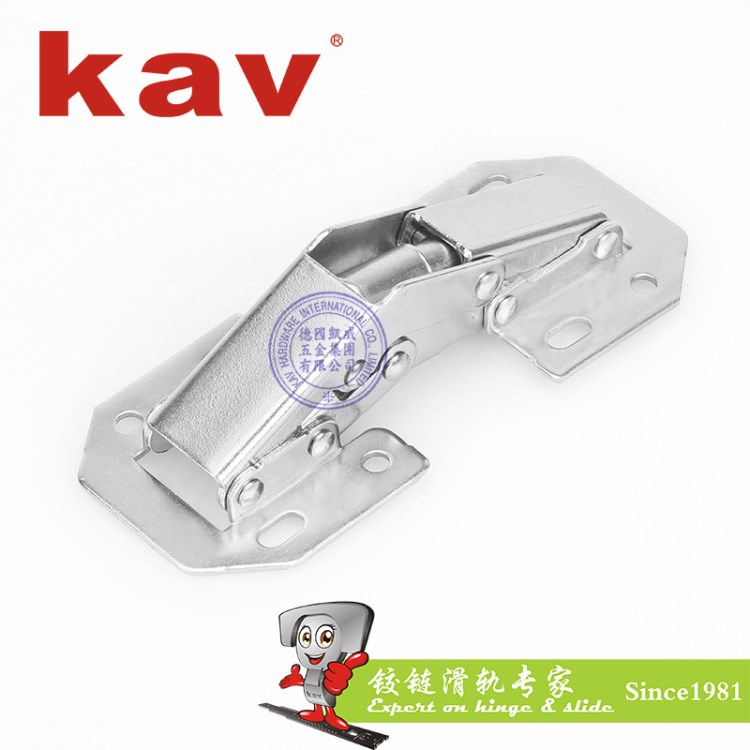 kav家具五金配件/90度铰链/特殊平头弹子门铰/4寸/3寸青蛙铰