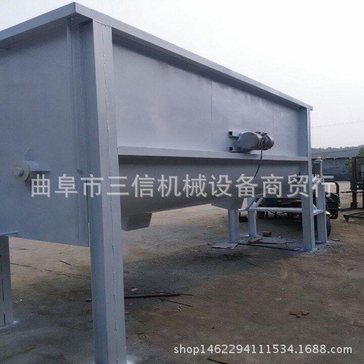 率卧式搅拌粉碎机 粉状饲料混合机  精饲料搅拌机