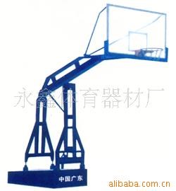 东莞黄江仿液压宽臂工厂NBA学校村委移动篮球架尺寸高度图