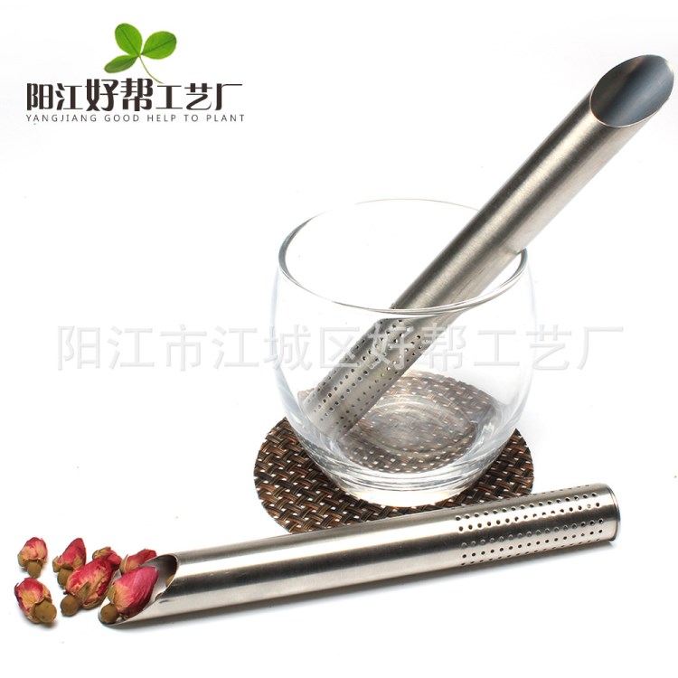 304不锈钢笔筒状滤茶器 茶滤器 茶隔 泡茶工具 茶漏