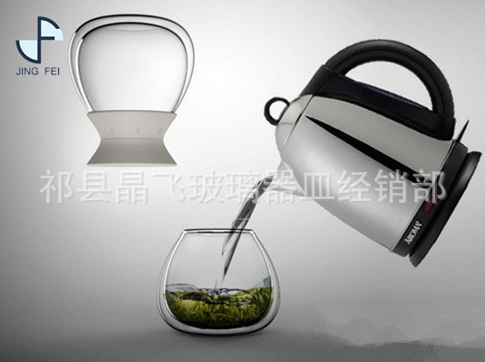 新品沙漏泡茶器  沙漏的元素融合到泡茶当中的一个创意设计