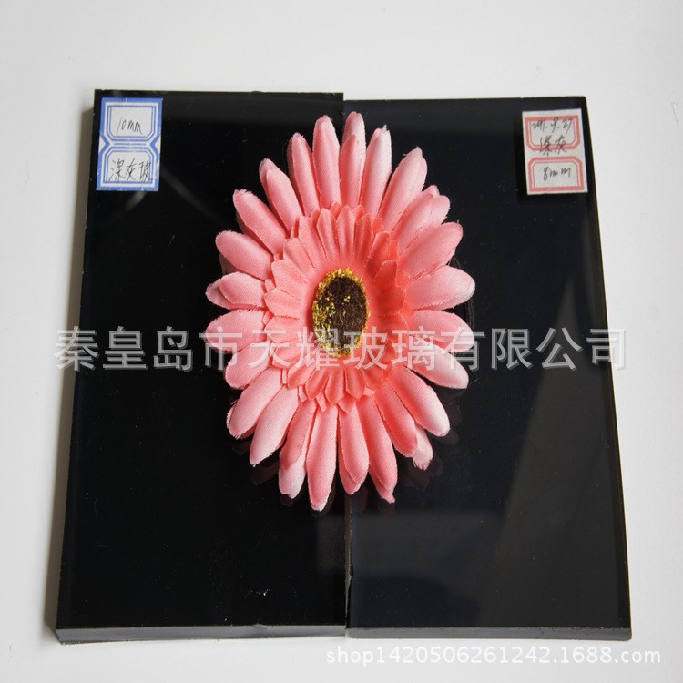 深灰玻4-10mm厚度 建筑玻璃 整版 可加工改裁 浮法玻璃