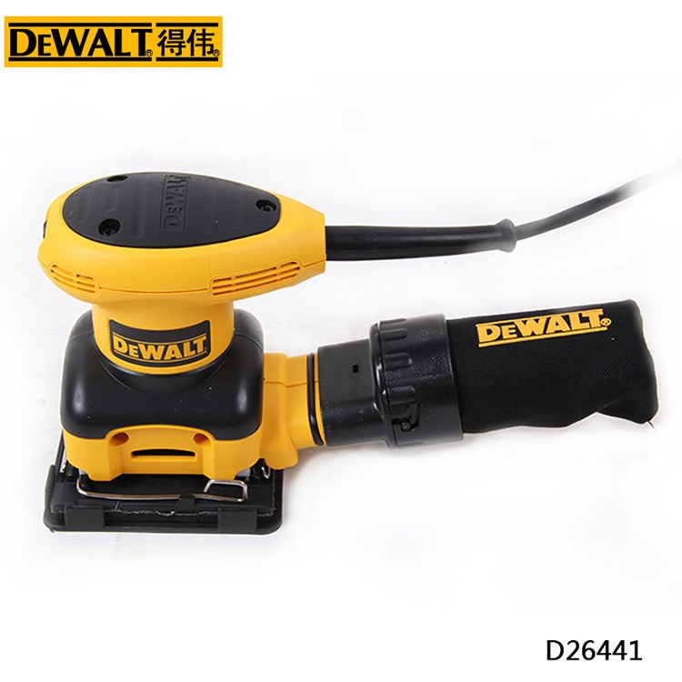 DEWALT得伟 电动工具 D26441 1/4 四方平板 手持式砂磨机原装