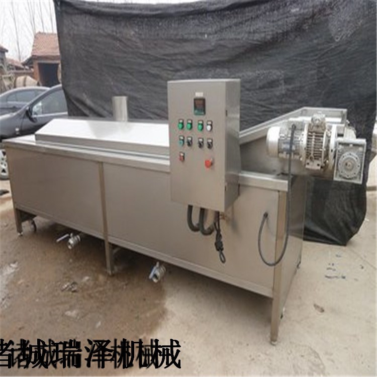 不锈钢双岗双晒油炸机 休闲食品专用油炸机  薯条油炸锅