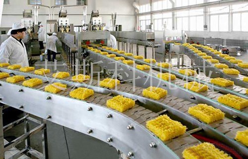 陕西食品机械非油炸方便面刀削面生产线油炸方便面生产线生产厂家