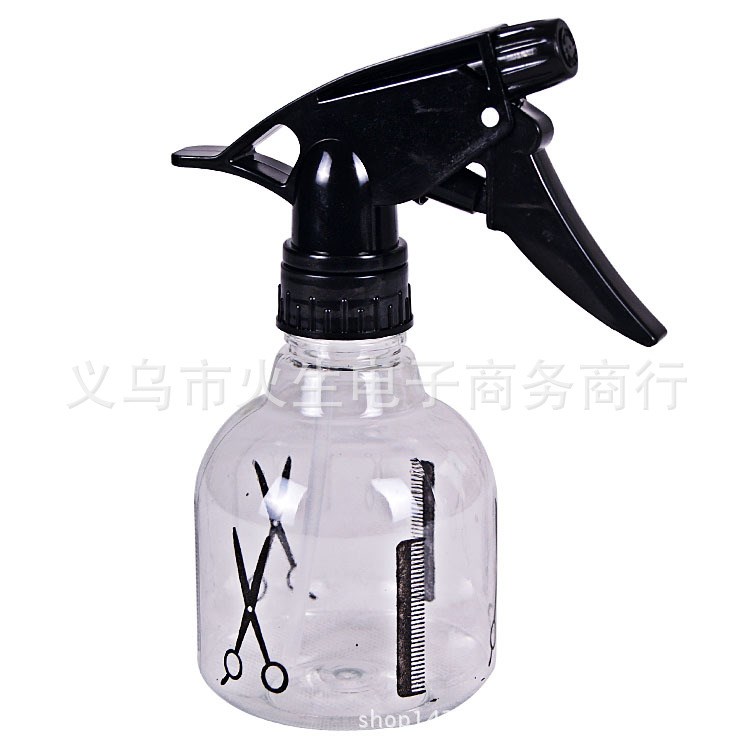 黑色透明美发喷壶 理发店专用大号喷壶高压美发专用喷水壶