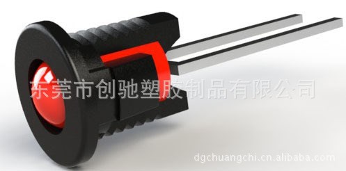 供应φ3带边及无边缘面板用LED灯座灯套