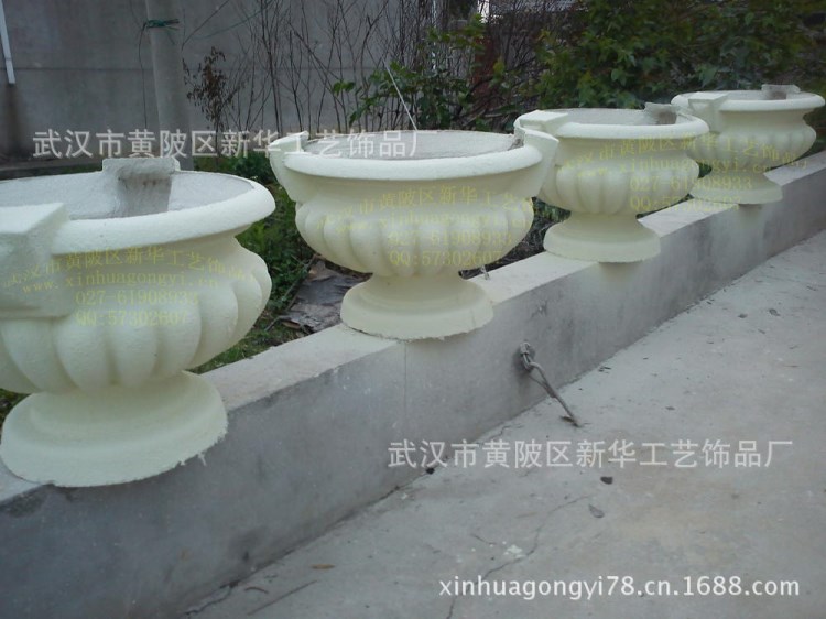 有现货纤维树脂花盆 玻璃钢花盆 GRC水泥花盆 砂岩花盆 花钵 花器