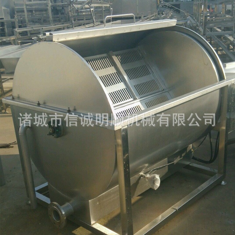 A小型全自动家禽屠宰设备 鸡鸭脱毛去毛机 烫毛机 家禽去毛专用