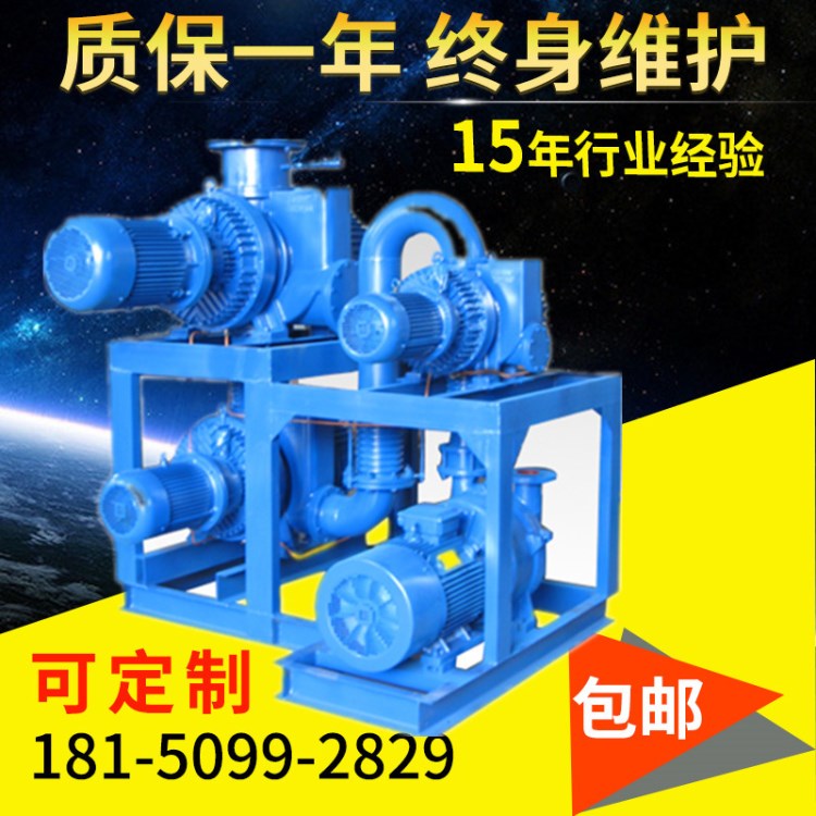 河南真空机组旋片式水环式滑阀式无油机组河南真空系统定制