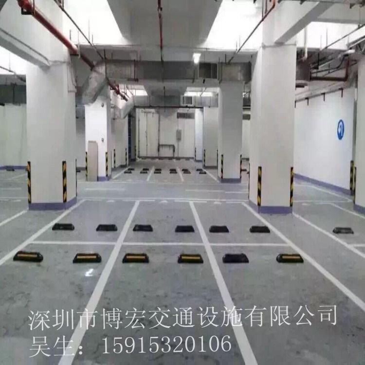 工业园划线 图纸设计 车库划线规划 道路标线 酒店车场设计