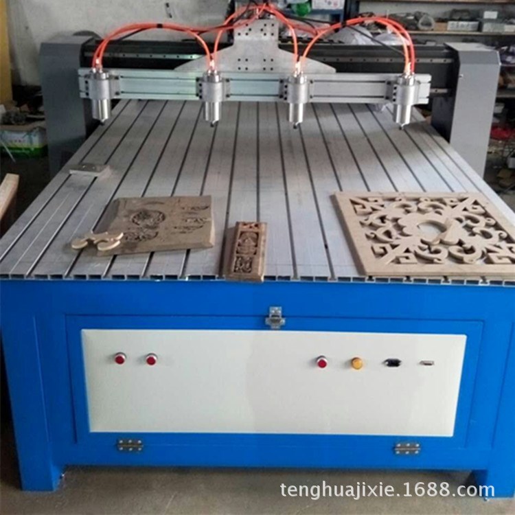 木制工艺品雕刻机 小型三维立体雕刻机 多头数控木工雕刻机