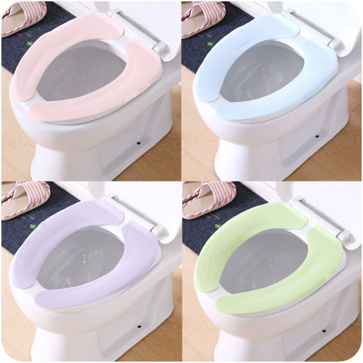 马桶垫粘贴式家用秋冬季防水马桶贴B708卫生间可水洗马桶坐垫批发