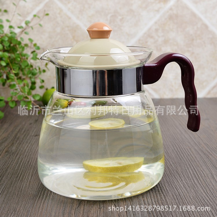 玻璃茶壶耐高温可以直火加热高硼玻璃简洁优美现代精品