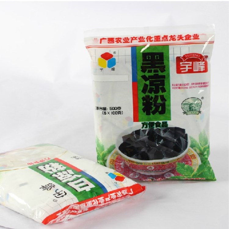 甜品原料 广西宇峰牌黑凉粉500g 又名烧仙草