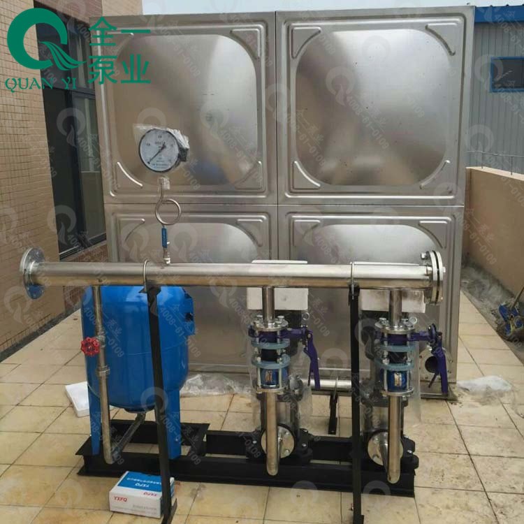 长沙定制智能型变频自动供水增压设备 不锈钢水箱无水池恒压设备