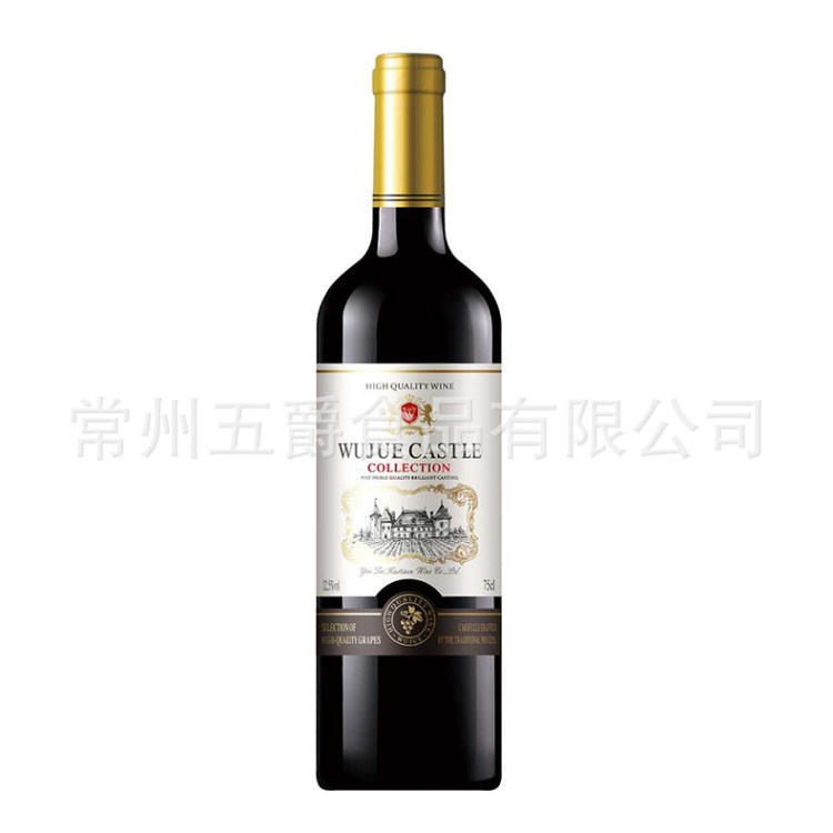 供应五爵&amp;珍藏干红葡萄酒 纯正葡萄酿 精品酒水礼品酒类批发