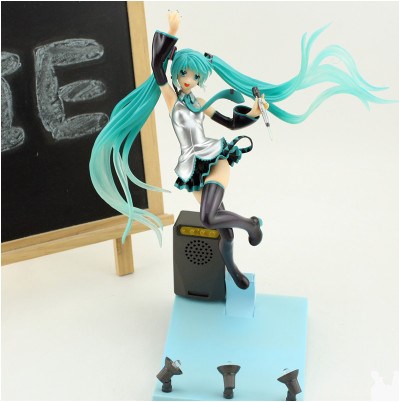 一刀动漫 初音未来 MIKU 舞台初音 主题音乐 内置射灯 手办模型