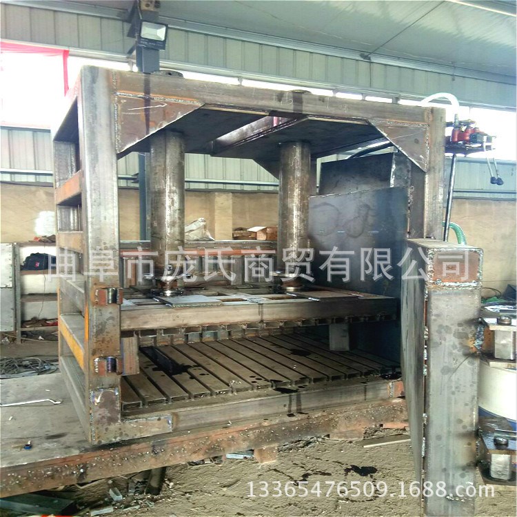 废纸纸箱报纸液压打包机 小型药材塑料压块压缩捆扎打包机