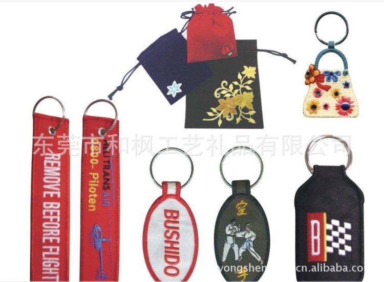 供应展销会礼品 布艺钥匙扣 特色钥匙配饰C303