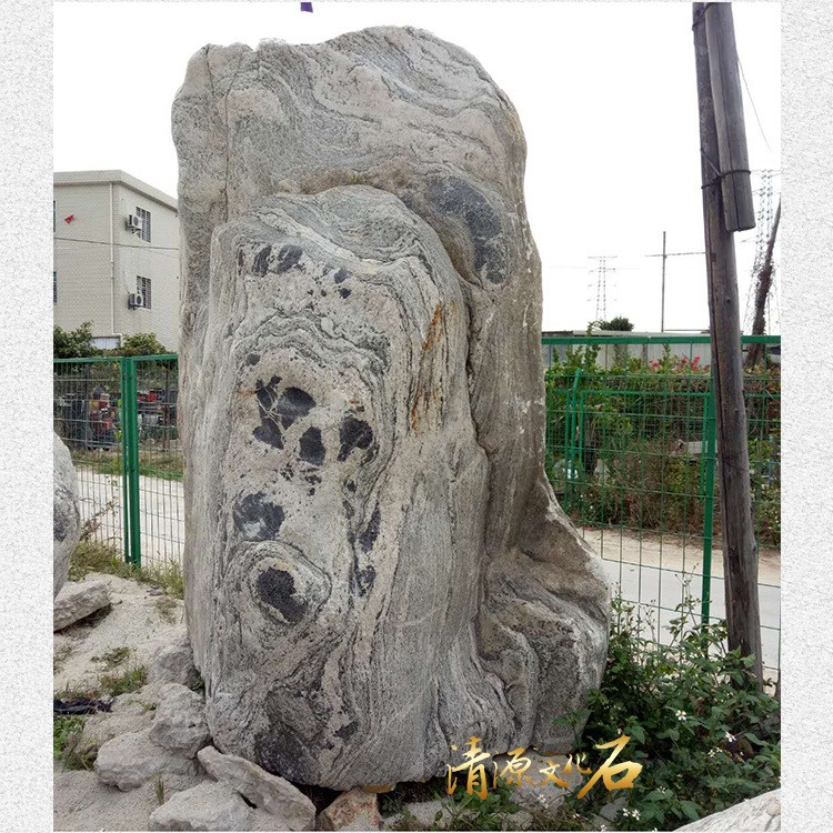 福建泉州区域批发泰山石景观置石界碑石刻字石主景石风景石流水石
