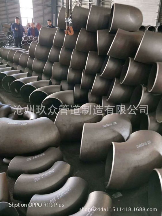 R=2D弯头 DN150弯管 焊接无缝弯管 90度 180度厚壁弯头 耐磨弯头