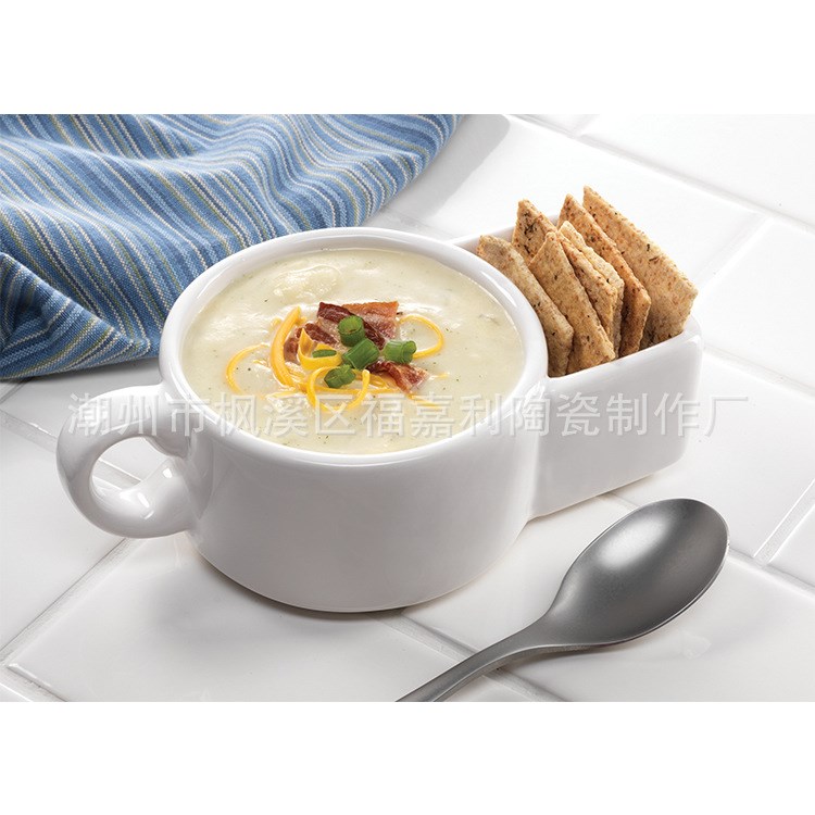 活动赠品陶瓷饼干杯牛奶早餐杯强化陶瓷创意咖啡奶茶杯 logo定制