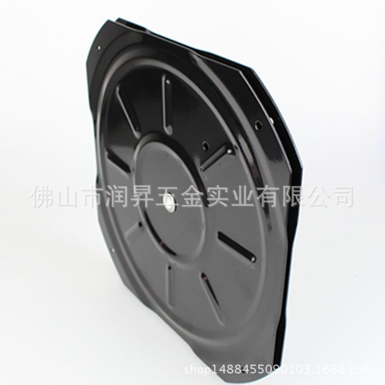 360度旋转黑色八角转盘   电视机吧椅转椅配件  功能家具五金A21