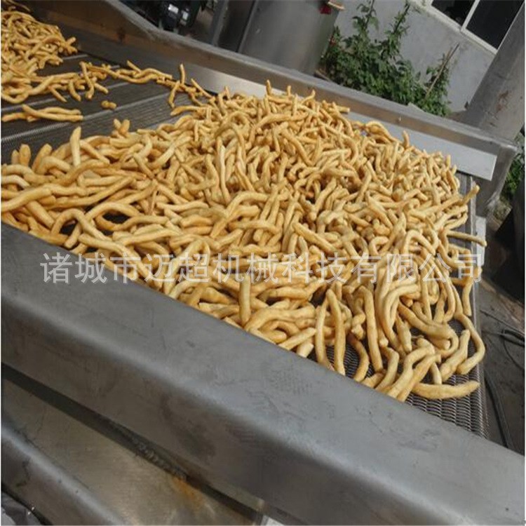 江米条油炸机 沙琪玛油炸生产线 全自动连续式油炸机