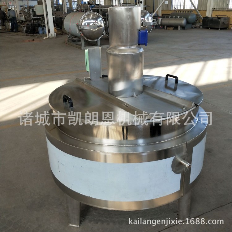 方便面调料包熬煮设备 酱包炒制熬制设备 不糊底500L可加工定制