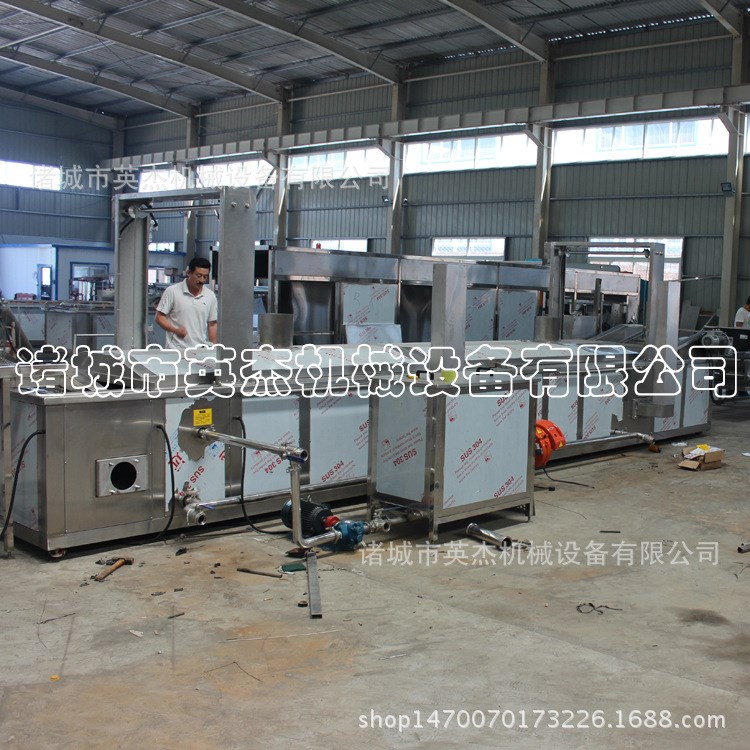 供应 方便面油炸流水线/可炸制多种食品连续油炸/全自动油炸设备