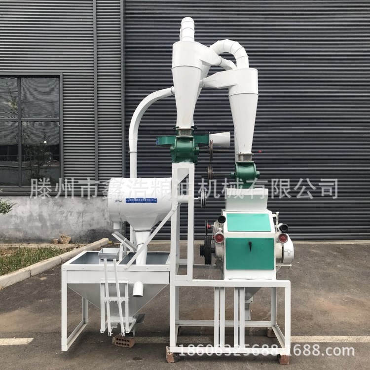 厂家销售全自动打面机 单组家用小麦面粉机小型面粉加工机械磨面