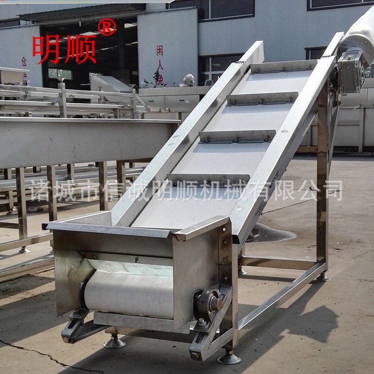L家禽屠宰设备禽笼输送带 输送鸡笼平台 鸡鸭鹅宰杀流水线设备