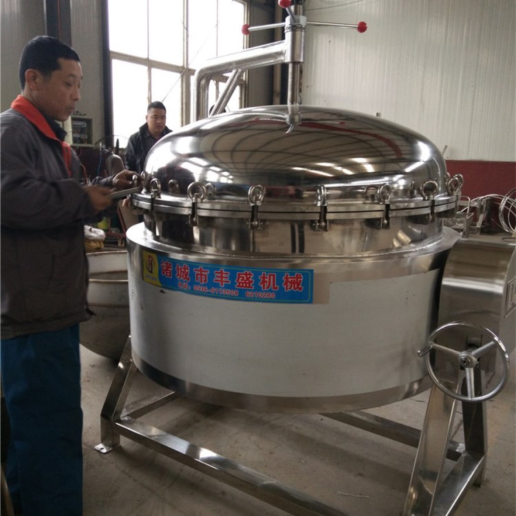大型商用牛尾煮制夹层锅 高温高压羊腿煮锅 肉制品卤煮锅