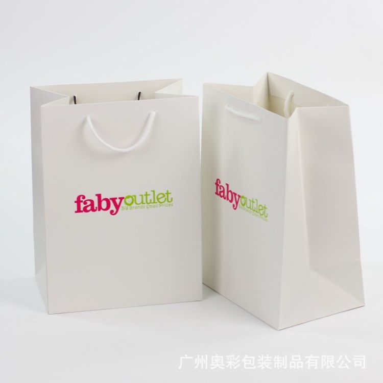 厂家批发品牌手提袋 服装礼品包装纸袋 饰品包装广告纸袋定做