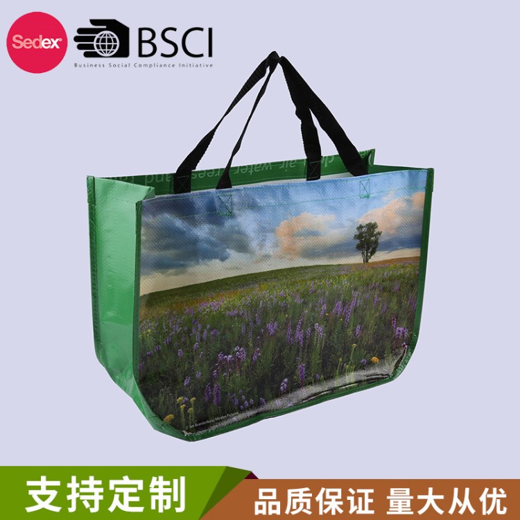 无纺布袋厂家定做 超市购物袋 广告宣传手提袋 彩印覆膜编织袋