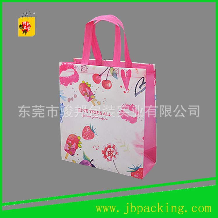 价格便宜的印刷无纺布袋环保购物袋热压工艺