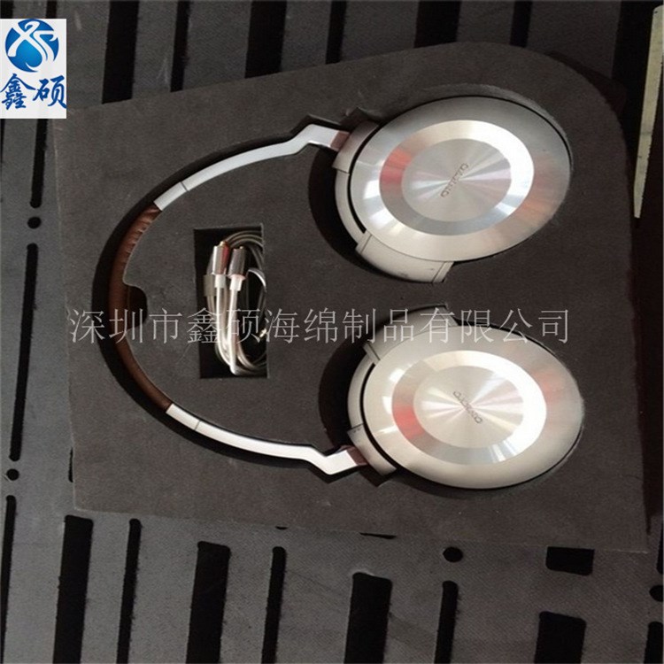 CNC电脑锣耳机eva内衬海绵包装一体成型厂家