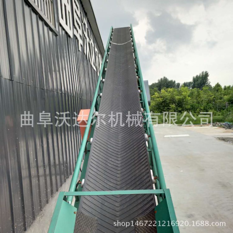 粮食打跺输送机 移动式传送带 定做不同宽度长度皮带输送机