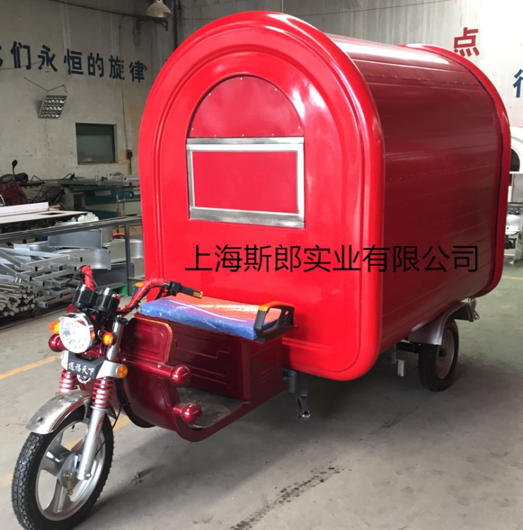 厂家生产电动多功能小吃车 低碳 环保型餐车 早餐车可定做