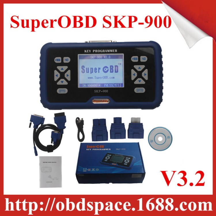 供应 SuperOBD SKP-900 V3.2 Key Programmer 汽车钥匙匹配仪