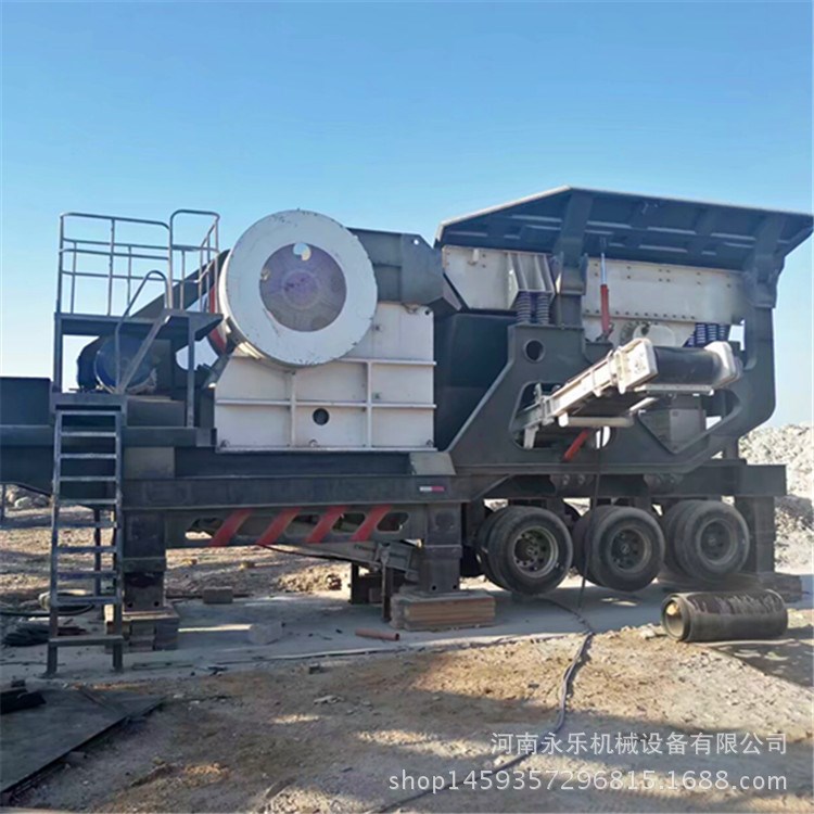 大型机制砂石子成套移动式破碎机厂家 砂石移动破碎站生产线价格