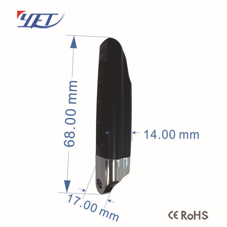 4键轻便型小辣椒433MHZ/3185MHZ学习码滚动码拷贝码无线遥控器