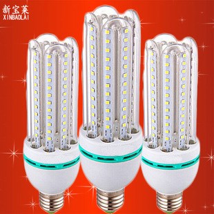 led玉米灯 e27节能灯  110V外贸灯泡 U型节能灯批发 led照明灯泡